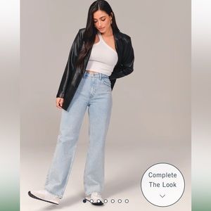Abercrombie 90s Relaxed Jean High Rise Curve Love